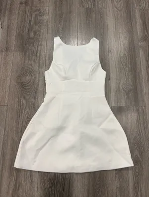 Showpo RAQUELLE Mini Dress Boucle Boat Neck V Back Fit & Flare Dress Size XS thumbnail 9