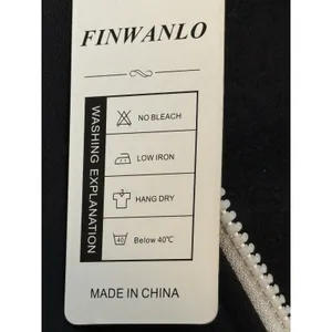 FINWANLO Women’s S Black Fleece Full Zip Hoodie Long Sleeve w/ Pockets thumbnail 4