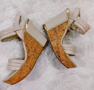 Nude Wedges Tan Size 7.5 thumbnail 1