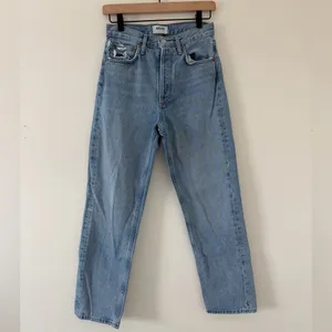 AGOLDE 90’s Mid Rise Loose Fit Jeans size women’s 24 light wash thumbnail 3