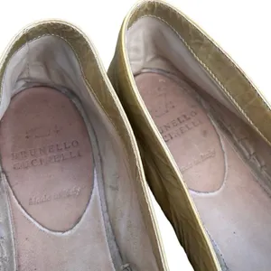 BRUNELLO CUCINELLI Green Patent Leather Espadrilles 36.5 thumbnail 7