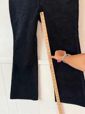 Wrangler Westward 626 Women’s 33x30 High Rise Bootcut Corduroy Pants Black thumbnail 7