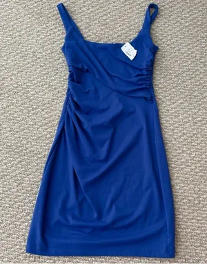 Susana Monaco Royal Blue Mini Dress NWT thumbnail 1