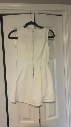 Flying Tomato OPEN MINDED DENIM WOVEN SKORT ROMPER thumbnail 4