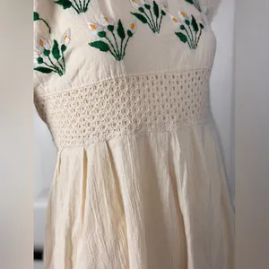 Unbranded Cream Crochet Dress thumbnail 7