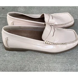 A2 by Aerosoles Two Sew Womens 8.5 B Pink Patent Penny Loafers Square Toe‎ Flat thumbnail 4
