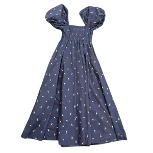 Hill House Home Matilda Dress in Navy Floral, Size XXS​ thumbnail 7