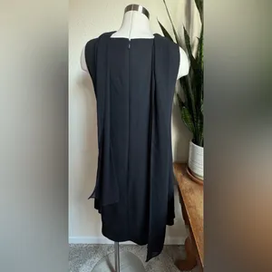 Vintage Liz Claiborne Night Black‎ Beaded Cocktail Dress Size 8 thumbnail 5