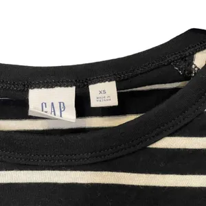 Gap T-Shirt Dress Size XS Black White Striped Womens Blended Fabric‎ LS Pullover thumbnail 6
