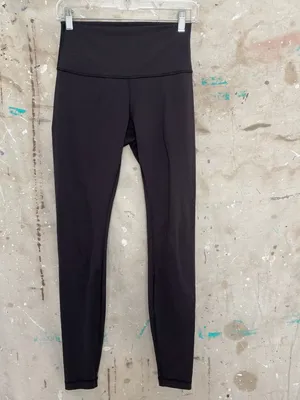Lululemon Wunder Under Hi-Rise Tight Full-On Luon 30", Black thumbnail 2