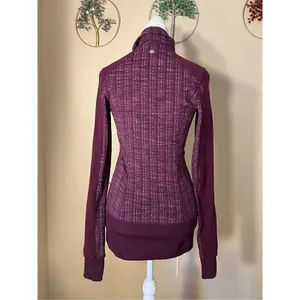 Lululemon Nice Asana Jacket Ziggy Wee August Glo / Plum Purple Size 2 thumbnail 2