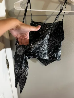 Bandana top Black Size M thumbnail 4