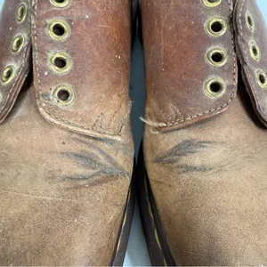Vintage Dr. Martens Y2K‎ Brown Leather Shoes Size 8 thumbnail 3