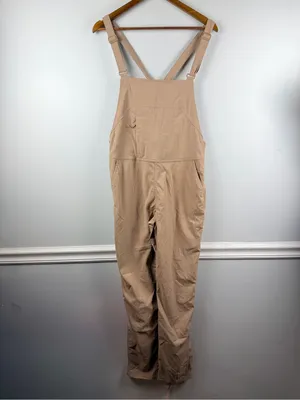 Flylow LIFE BIB overalls size medium in chai thumbnail 3