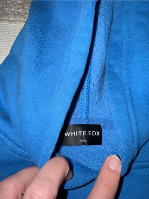 White Fox Offstage Front Hoodie Azure size M/L thumbnail 3