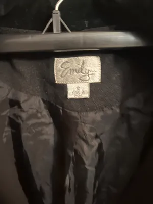 Black Vintage Blazer Gold Detailing thumbnail 2