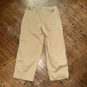 Banana Republic wide leg chino 8 business casual minimalist slacks thumbnail 3