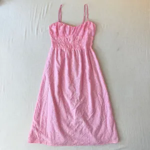 That's So Fetch Mik Cottagecore Pink Embroidered Midi Dress Size 4 thumbnail 6