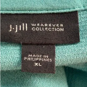 J Jill Tunic Sweater‎ XL Green thumbnail 5