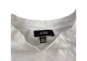 AFRM - Bilie Side Ruched Sleeveless Tank in White thumbnail 2