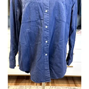 Vintage Disney Winnie The Pooh Denim Long Sleeve Button Down Embroidered M thumbnail 3