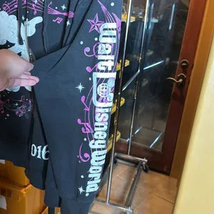 Disney Parks Authentic 2016 Fantasia Mickey Zip Hoodie Black Pink 2X Walt Disney thumbnail 10