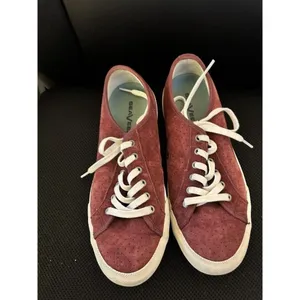 Seavees Shoes Sneaker Womens Sz 8.5 Monterey Varsity Red‎ Suede Perforated thumbnail 6