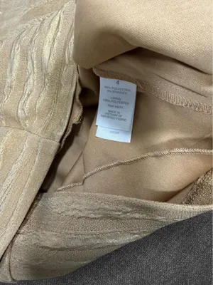 Bisou Bisou Gold Shimmer Bodycon Cocktail Dress Size 4 thumbnail 6