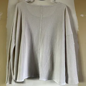 Anthropologie Real Fun, Wow! Gratitude Graphic Sun Waffle Thermal Top Cream M thumbnail 6