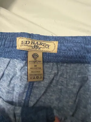 Ed Hardy Men's Heavy Sky Soft Knit Lounge Shorts size - M thumbnail 5