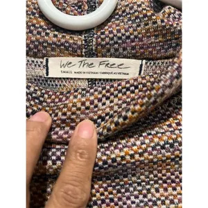 Free People Women's Multicolor Turtleneck Pullover Sweater Size S thumbnail 8