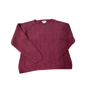 Vintage St Johns Bay Sweater Womens L Used Red Knit thumbnail 14