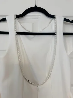 Lucy in the Sky White Dress with bow thumbnail 3