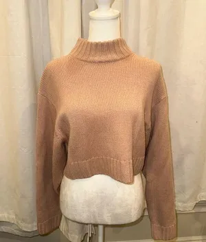 Aritzia Salmon Cropped Sweater thumbnail 1