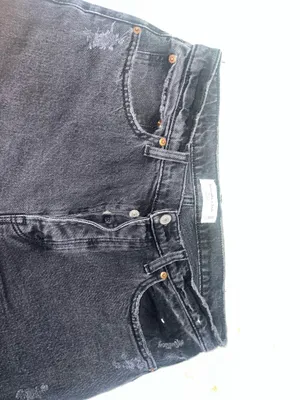 Abercrombie Jeans The Dad High-Rise Black thumbnail 3