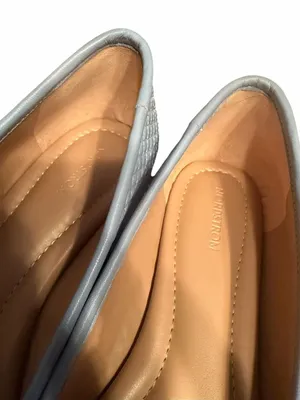 Nordstrom Blue Slip on Square Toe Leather Flats(Size 8.5M) Blue thumbnail 6