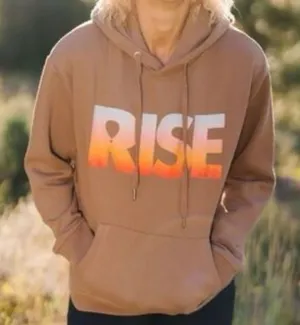 Zyia Dust Brown Rise Pocket Hoodie Size XL thumbnail 1