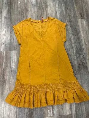 ANTHROPOLOGIE Daily Practice Solana Ruffled Tunic Dress Small thumbnail 5
