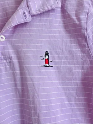 Polo Golf Ralph Lauren Nantucket Sankaty Head Golf Club Polo size M Lavender thumbnail 3