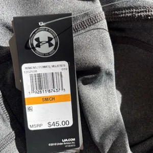 Womens under armour compression heat gear grey leggings thumbnail 5