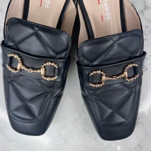 Blondo Sharon Waterproof Mules Black Quilted‎ Size 8.5 thumbnail 8