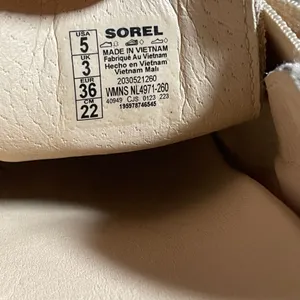 Sorel Women's Viibe Suede Clog Nova Sand Size 5 thumbnail 3