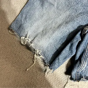 Stretch Longline Denim Shorts Size 28 EUC thumbnail 2