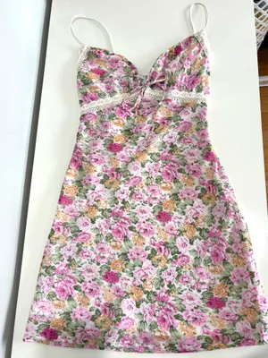 Pink Floral Mini Skirt Princess Polly thumbnail 2