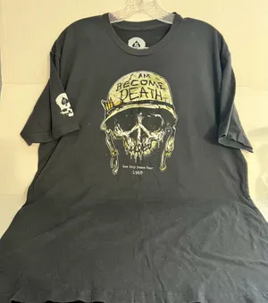 Wash In Commie Blood Hue City Peace Tour 1968 Skull Graphic T-Shirt thumbnail 1