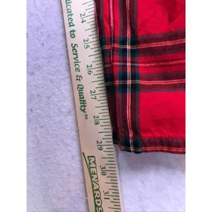 Victoria's Secret Pajama Set Women XL Red Plaid Flannel Sleepwear Holiday thumbnail 9