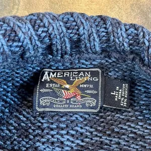 American Living Women’s Blue Cowl Neck Sweater Large thumbnail 7