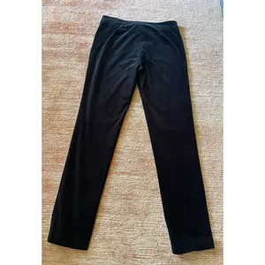 Tibi Pants Womens Size 4 Black Velvet Stretch Skinny Mid Rise Holiday thumbnail 7