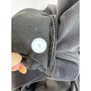 Lululemon Power Y Tank Top Black Size 8 Strappy Cross Back Built-In Bra sports thumbnail 4