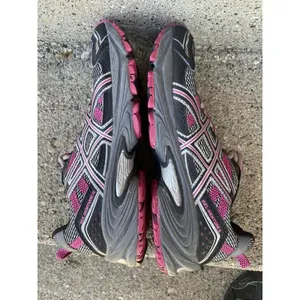 Asics Gel-Venture‎ 4 T383N Womens Size 6.5 Trail Running Shoes Black Pink thumbnail 5